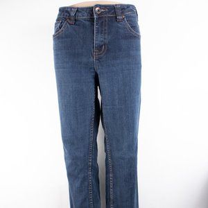 Cowgirl Tuff Co. Just Tuff Bootcut 32 X 31 Women's Denim Jeans Dark Wash